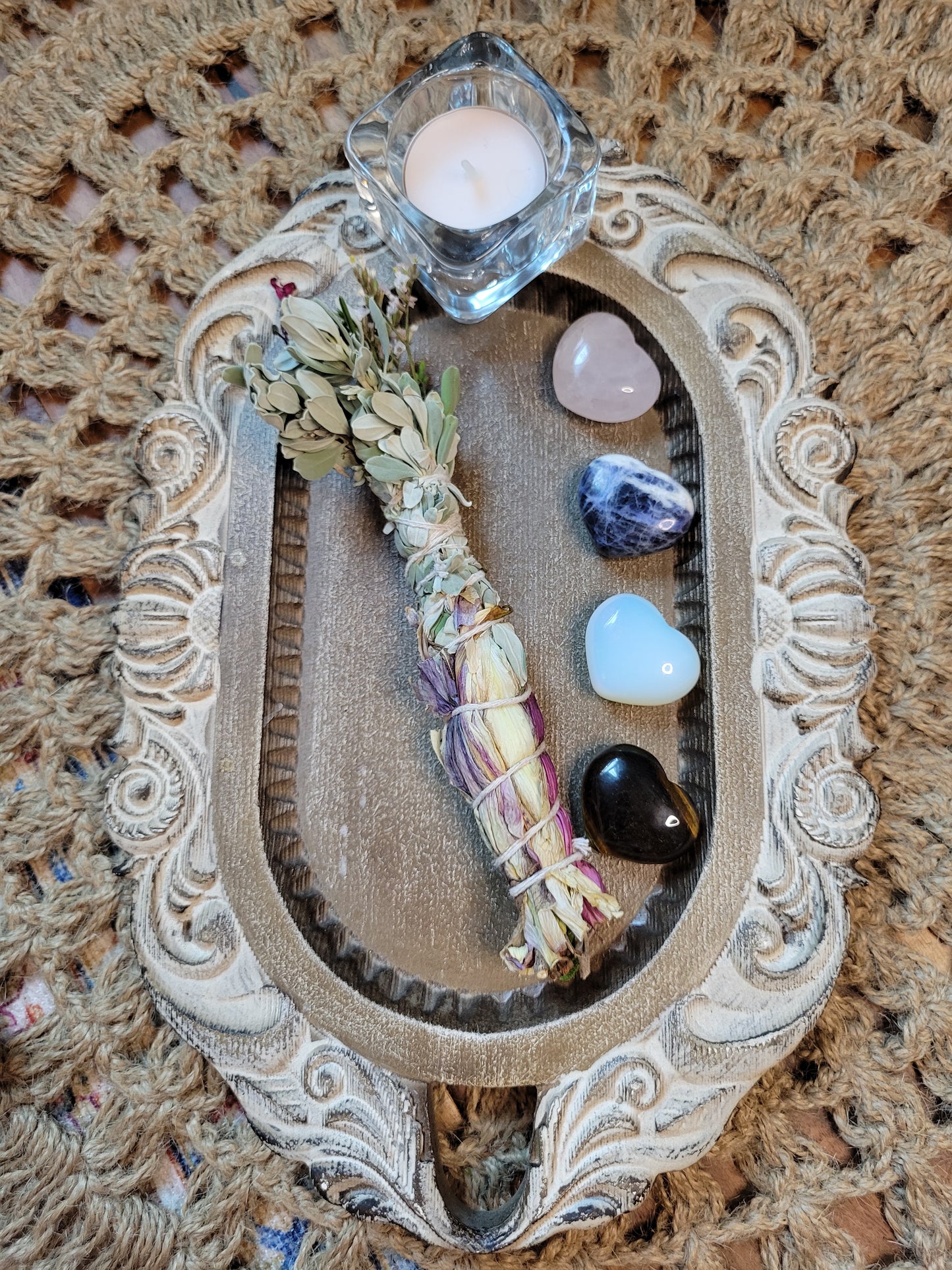 Nature's Harmony Blend | Floral, Herbal & Woodsy Smudge Stick