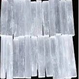 Mini Selenite Wands - 2 inch Charging Sticks for Crystals & Energy Cleansing