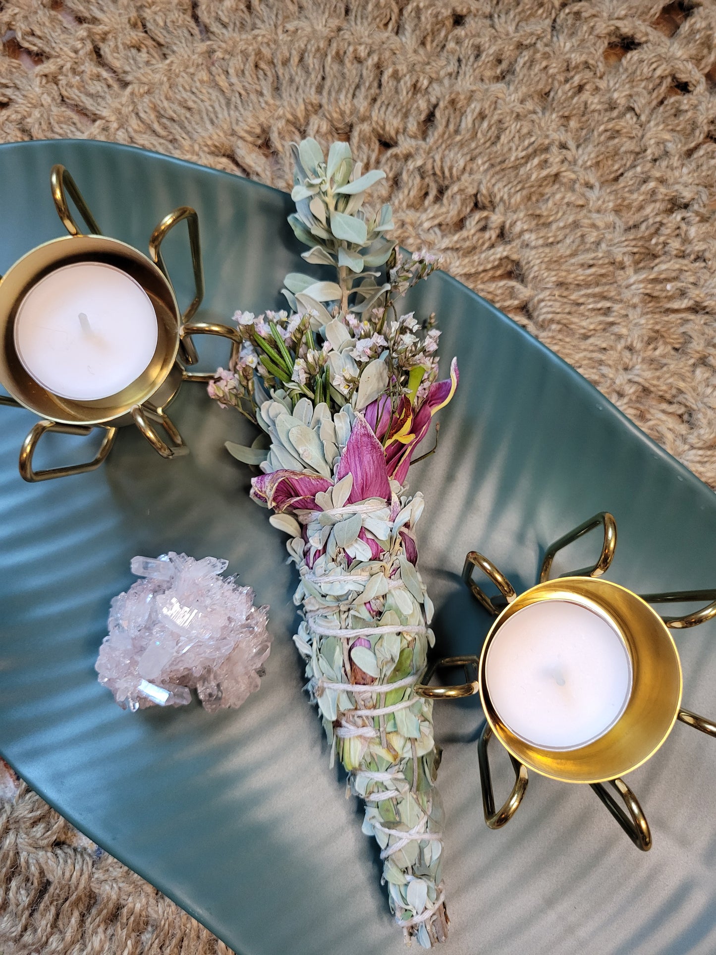 Enchanting Oasis Blend | Floral & Herbal Smudge Stick