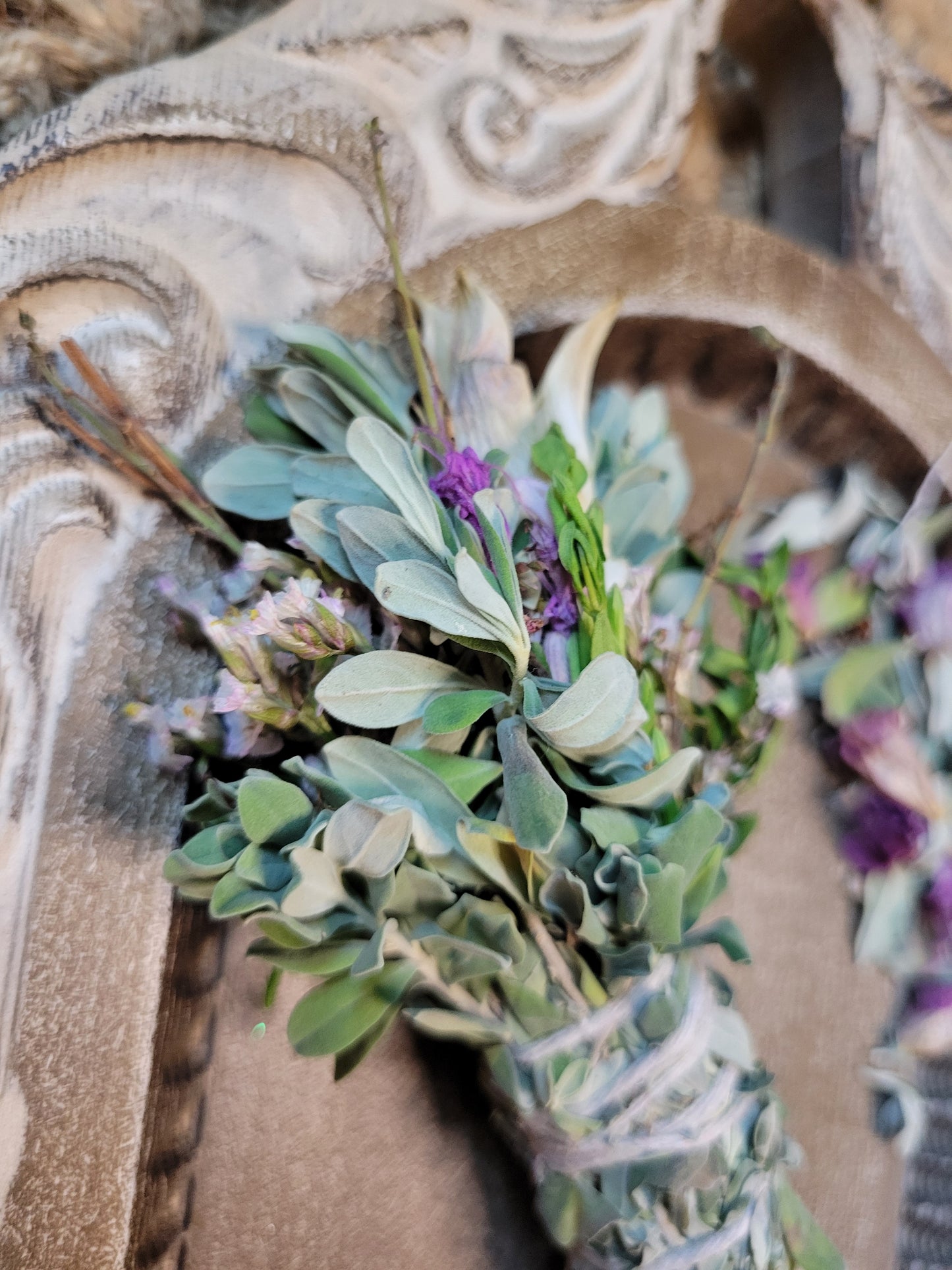 Tranquil Harmony Blend | Floral & Minty Sage Smudge Stick