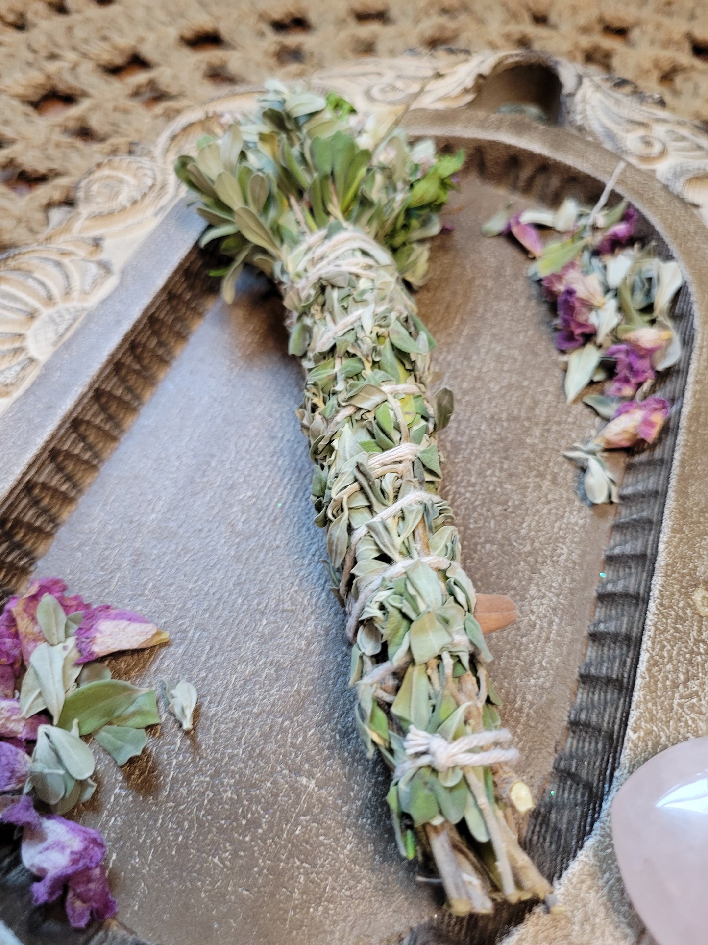 Tranquil Harmony Blend | Floral & Minty Sage Smudge Stick