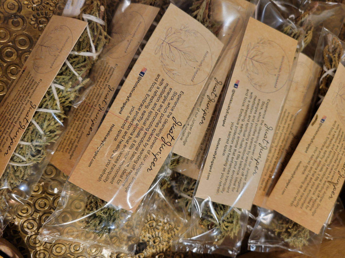 Just/Ashe Juniper Smudging Stick | Clearing Stagnant Energy