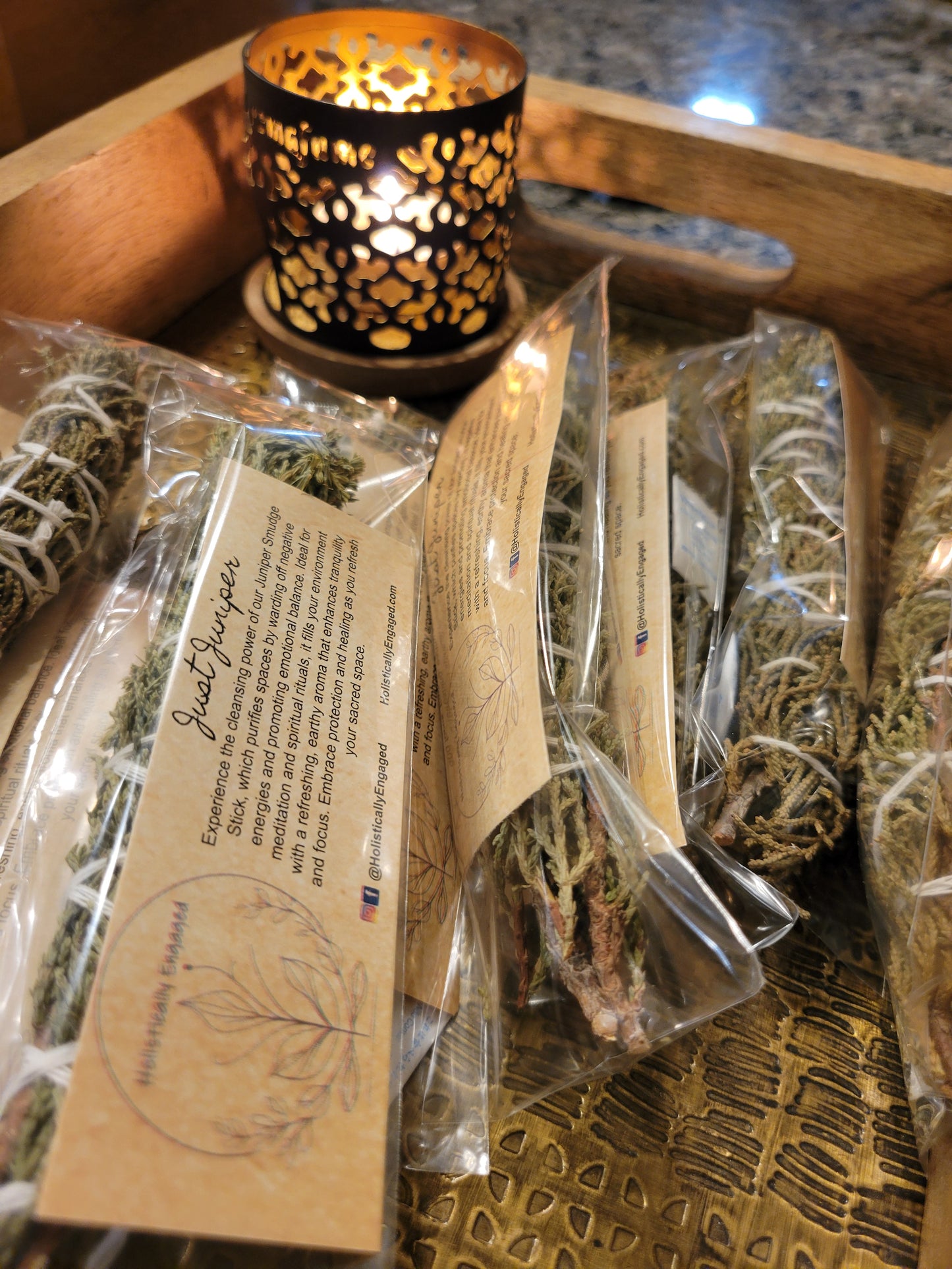 Just/Ashe Juniper Smudging Stick | Clearing Stagnant Energy