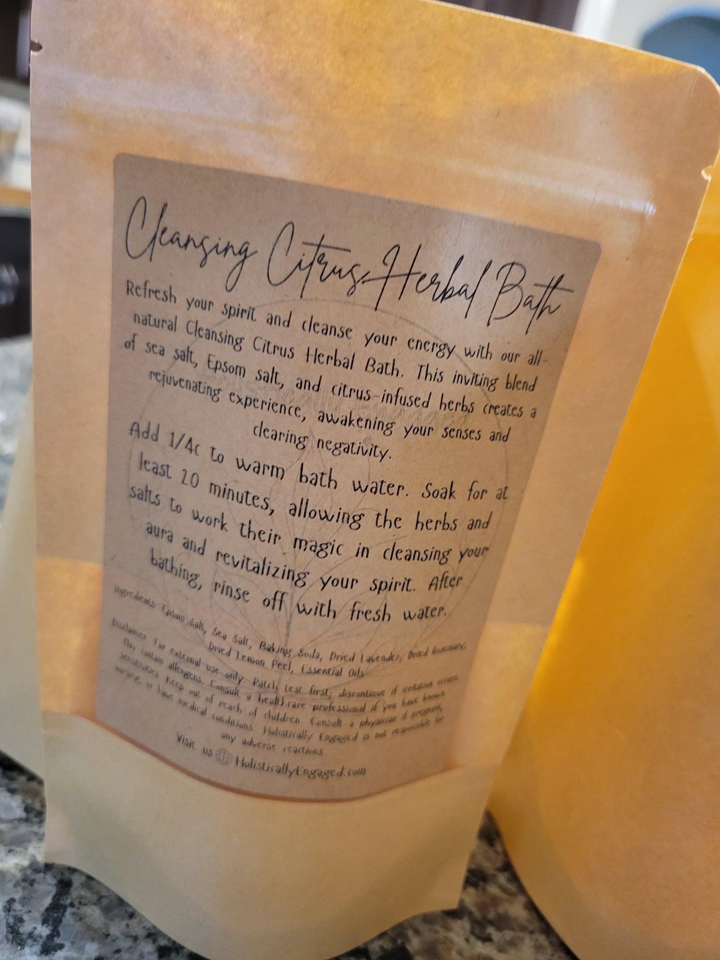 Cleansing Citrus Herbal Bath | Spiritual Reset  - 10oz