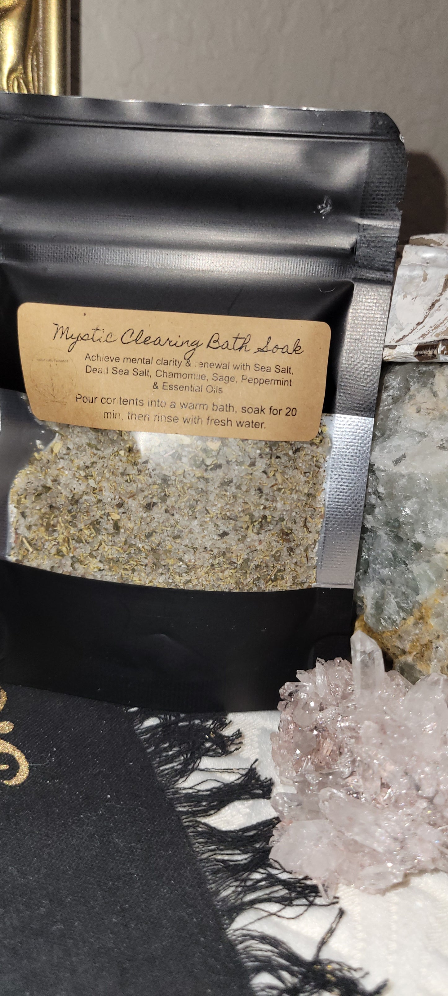 Mystic Clearing Bath Soak | Clear Stagnant Energy and Find Your Center:  - 2oz