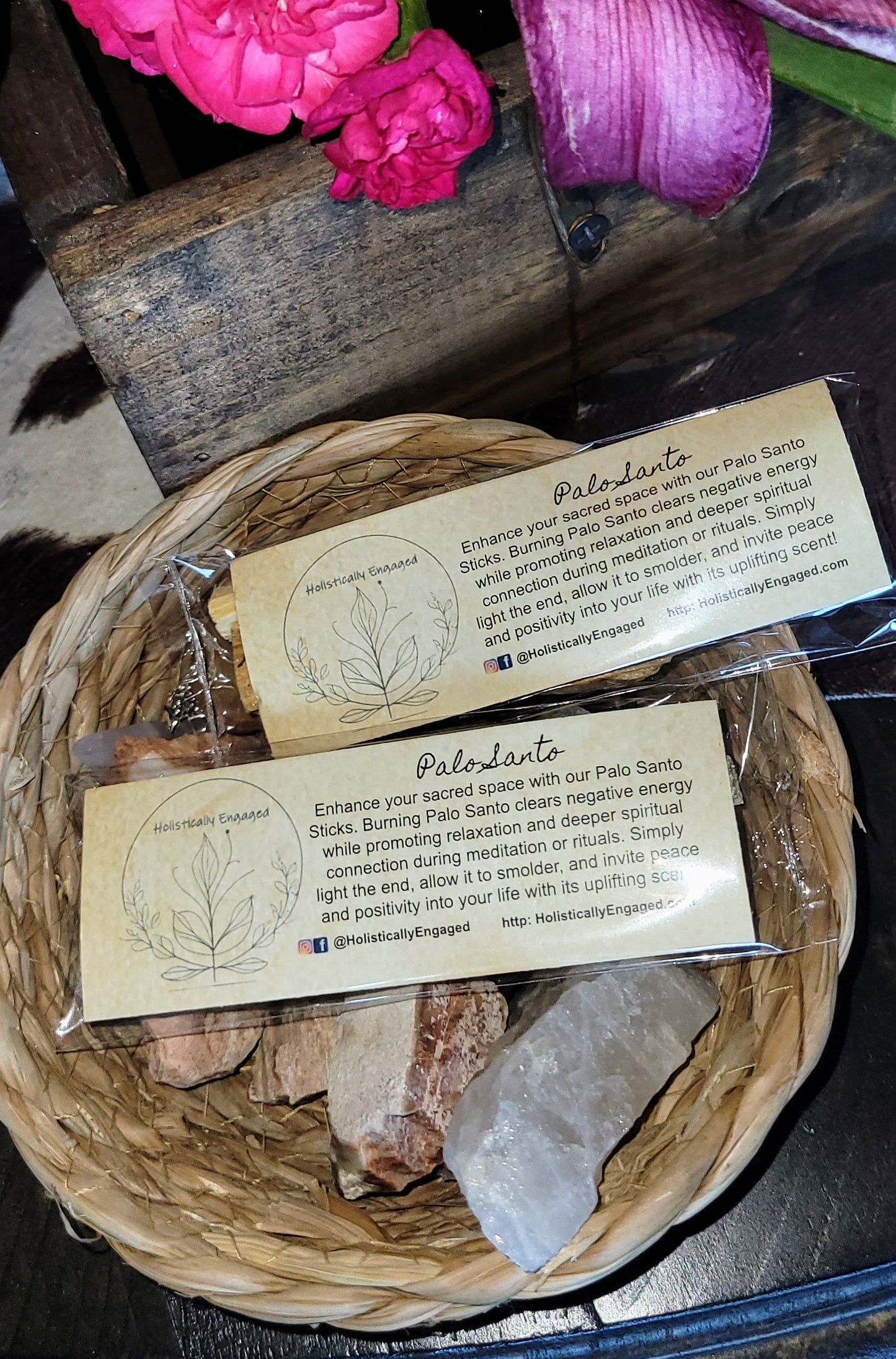 Wild Harvested Palo Santo Sticks - 2 pk