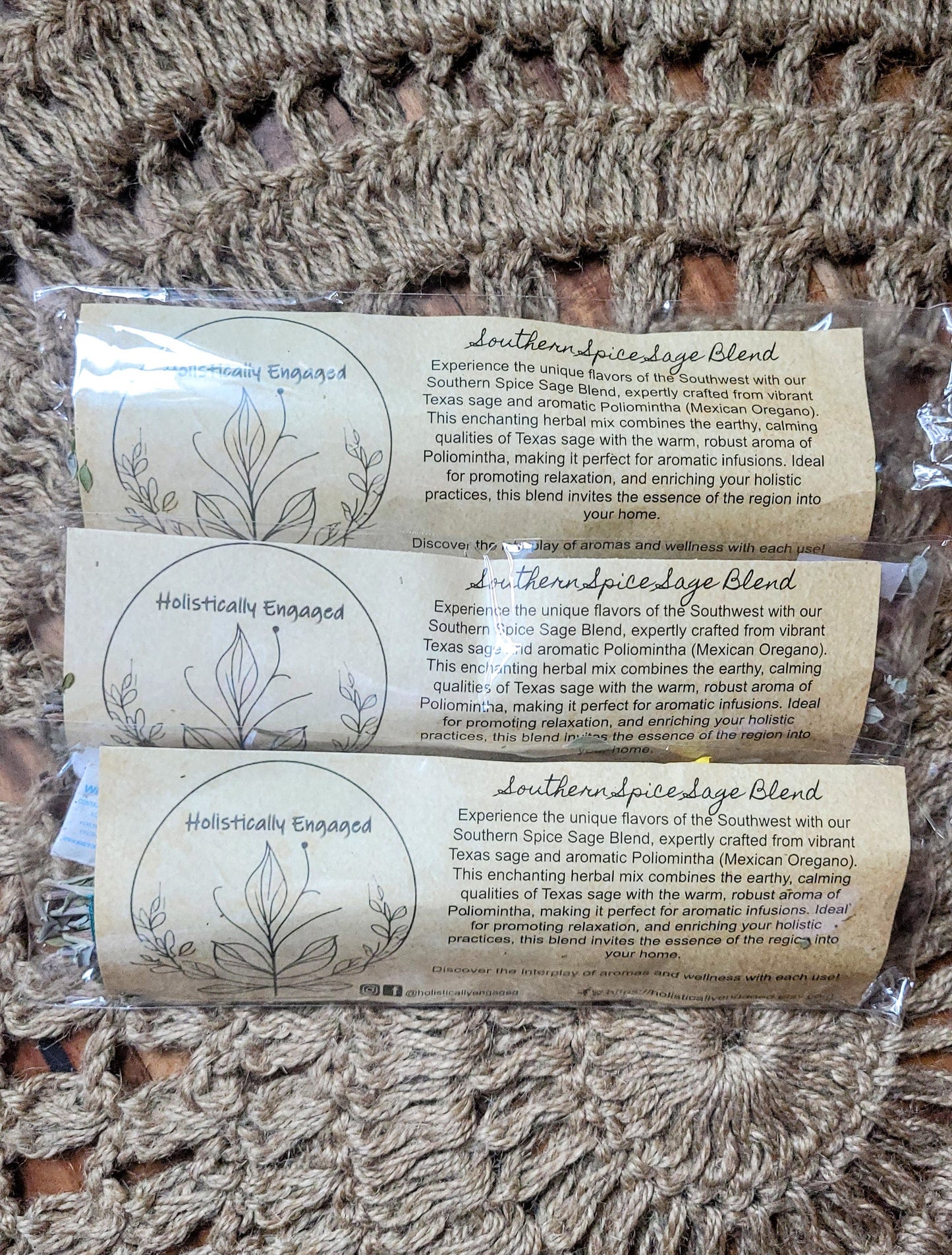 Southern Spice Sage Blend - Aromatic Herb Mix with Texas Sage & Mexican Oregano