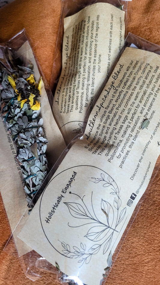 Southern Spice Sage Blend - Aromatic Herb Mix with Texas Sage & Mexican Oregano