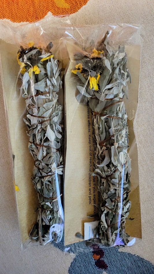 Sage Serenity Blend | Texas Sage & White Sage Smudge Stick