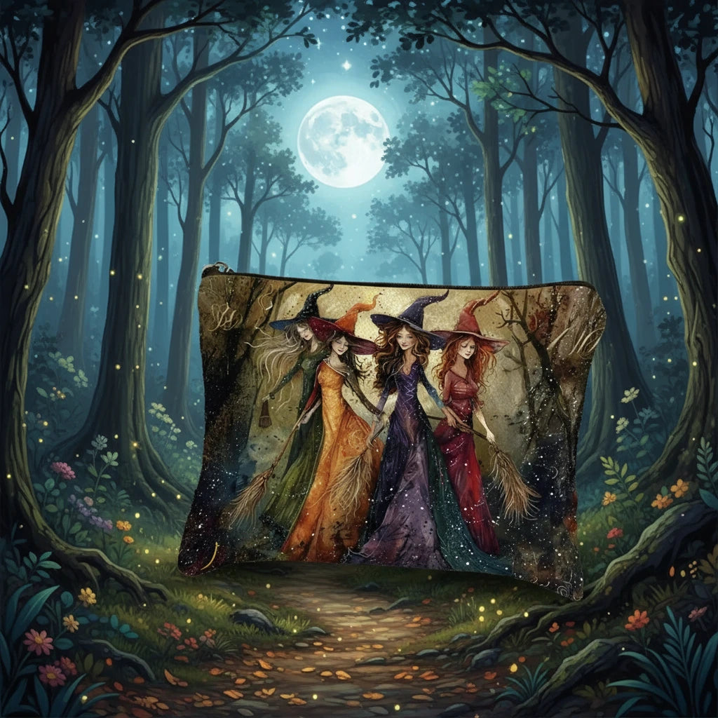 Assorted Mystical Zippered Pouch - Ritual & Travel Bag