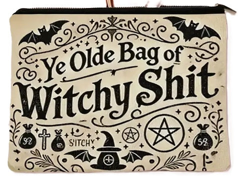 Assorted Mystical Zippered Pouch - Ritual & Travel Bag