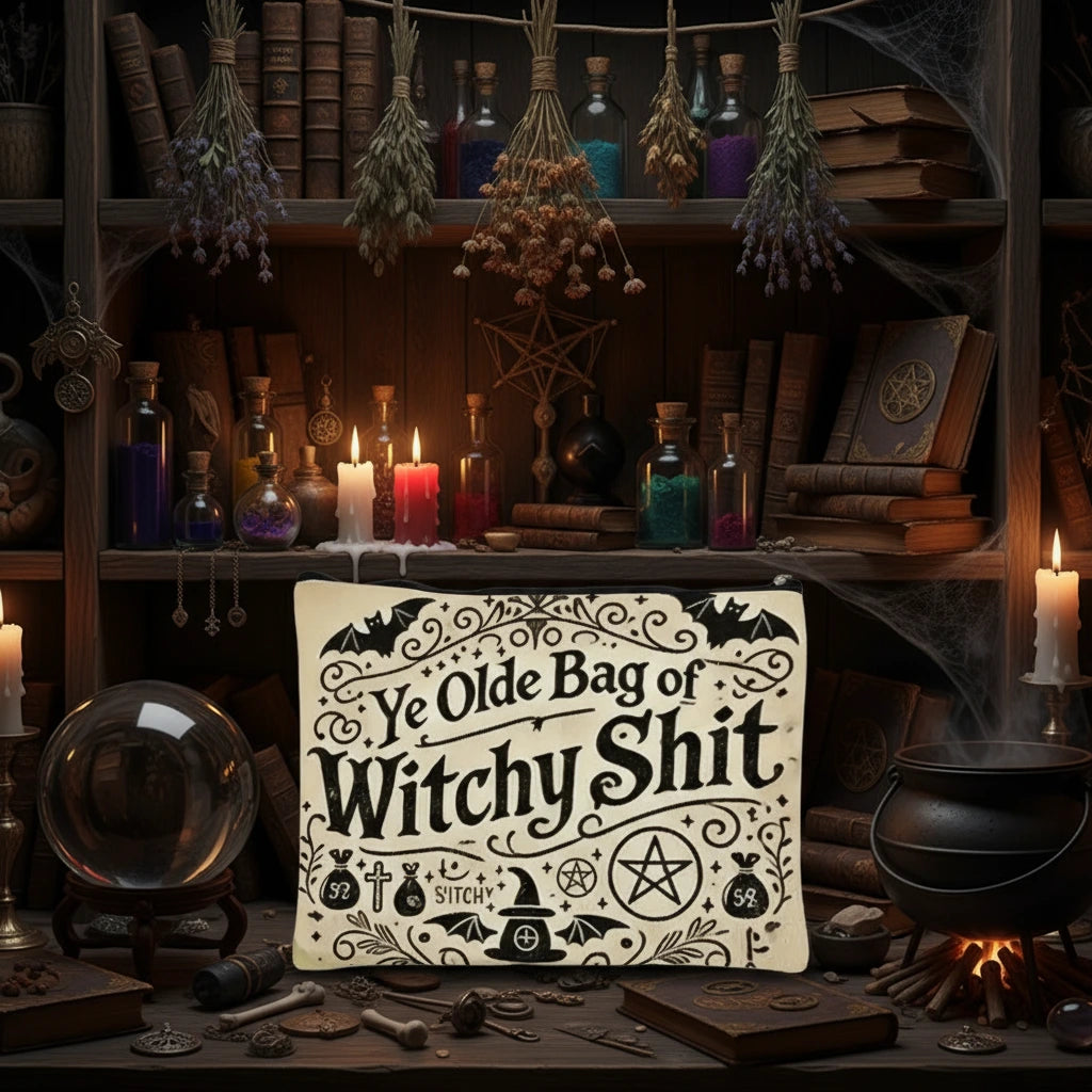 Assorted Mystical Zippered Pouch - Ritual & Travel Bag